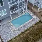 Lux project custom pool with beautiful vinyl design