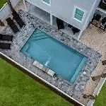 Lux project custom pool with vinyl design