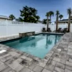 Lux project custom pool with vinyl design