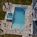 Lux Project 10 custom rectangular pool and spa