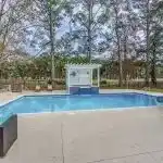 Lux Project 6 custom spa and pool with slide