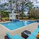 Lux Project 6 custom spa and pool with slide